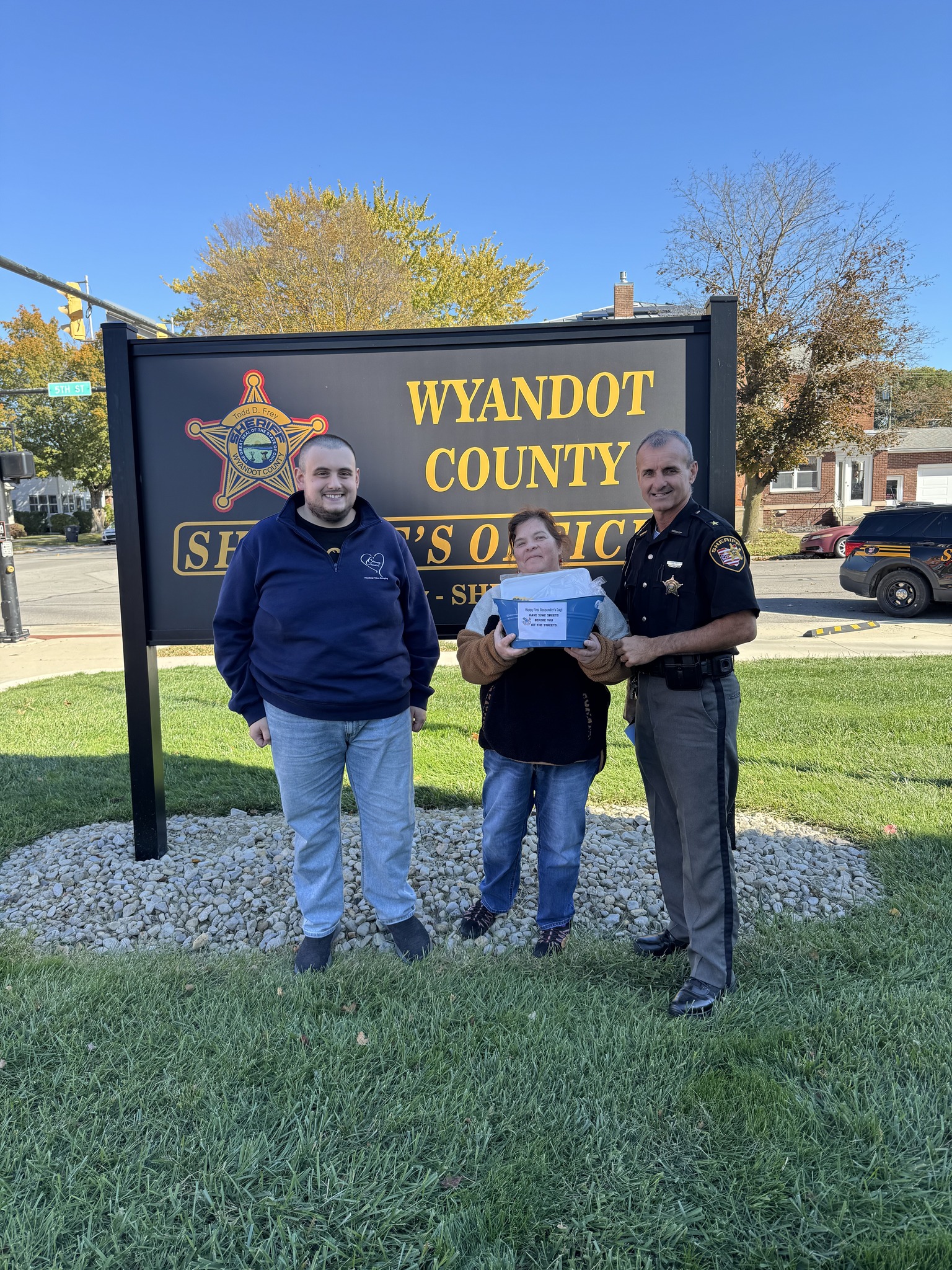 Self Advocates with Sheriff Fry 